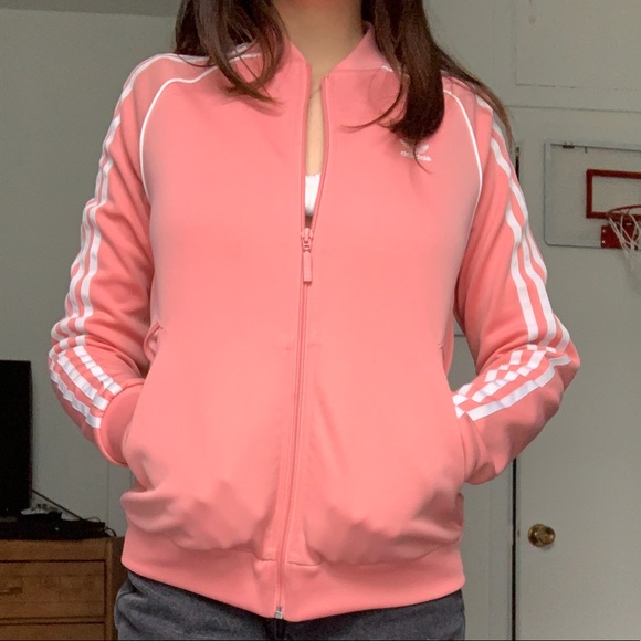 SALMON PINK ADIDAS VEST - Picture 2 of 6